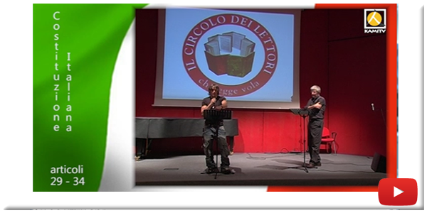 La Costituzione italiana. Art. 29 - 34