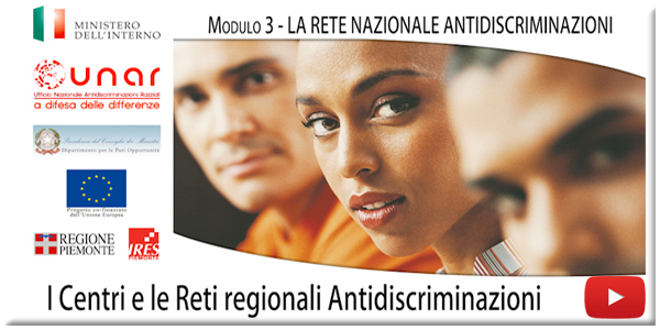 Unar, contro le discriminazioni Modulo 3.3