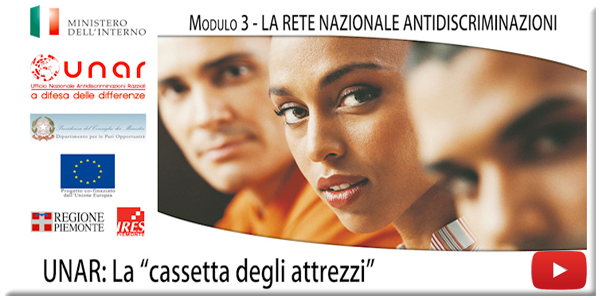 Unar, contro le discriminazioni Modulo 3.4